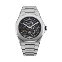 D1 Milano D1-SKBJ10 – Skeleton Automatic Silver Bracelet